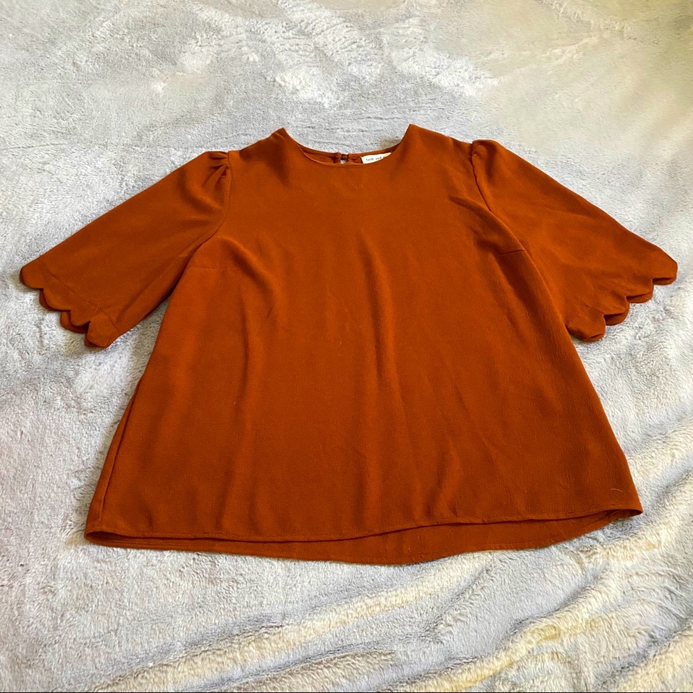 ⚡️BOGO Free⚡️ Rust Colored Dress Shirt